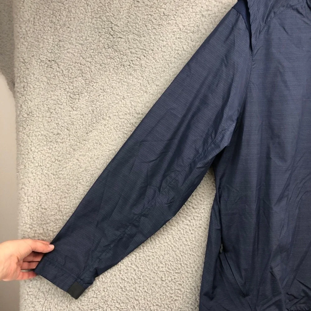 Nike Baseball Pullover Windbreaker Mens Large‎ Blue Activewear Outdoor Workout